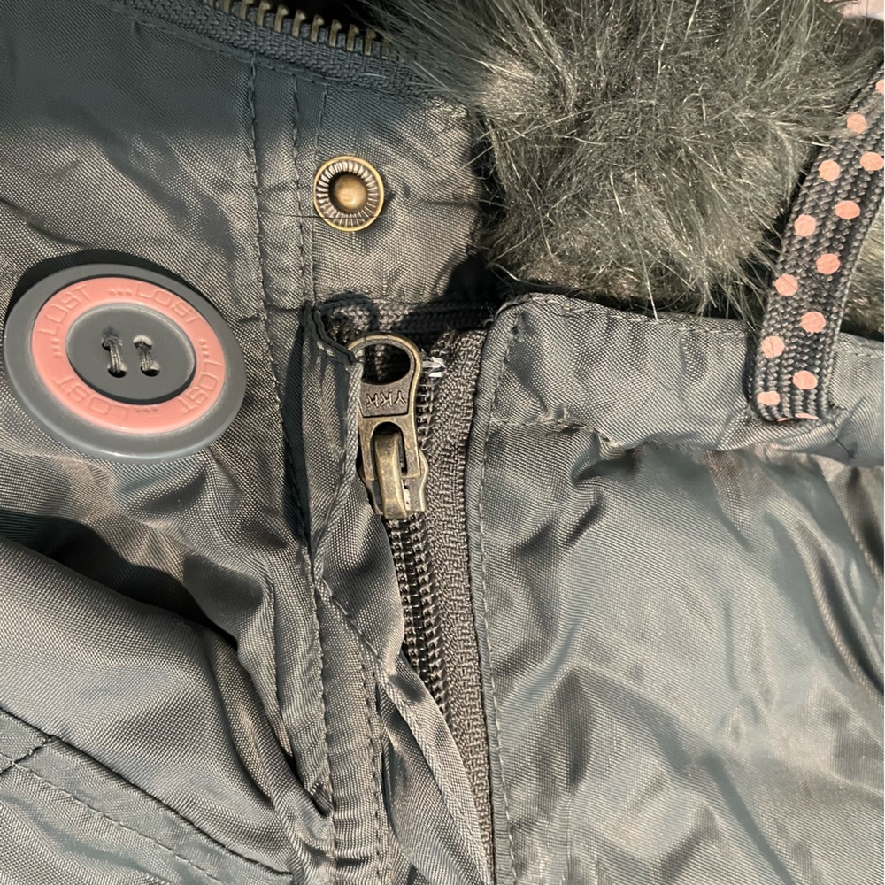 Zip up Button up Hooded Jacket - Picture 8 of 12